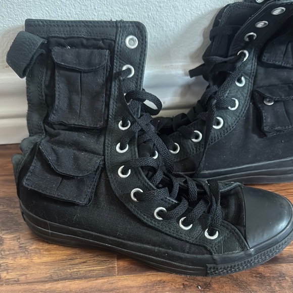 Converse Women's Black High-Top Sneakers - Picture 2 of 12